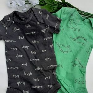 Newborn Carter's Just One You onesies